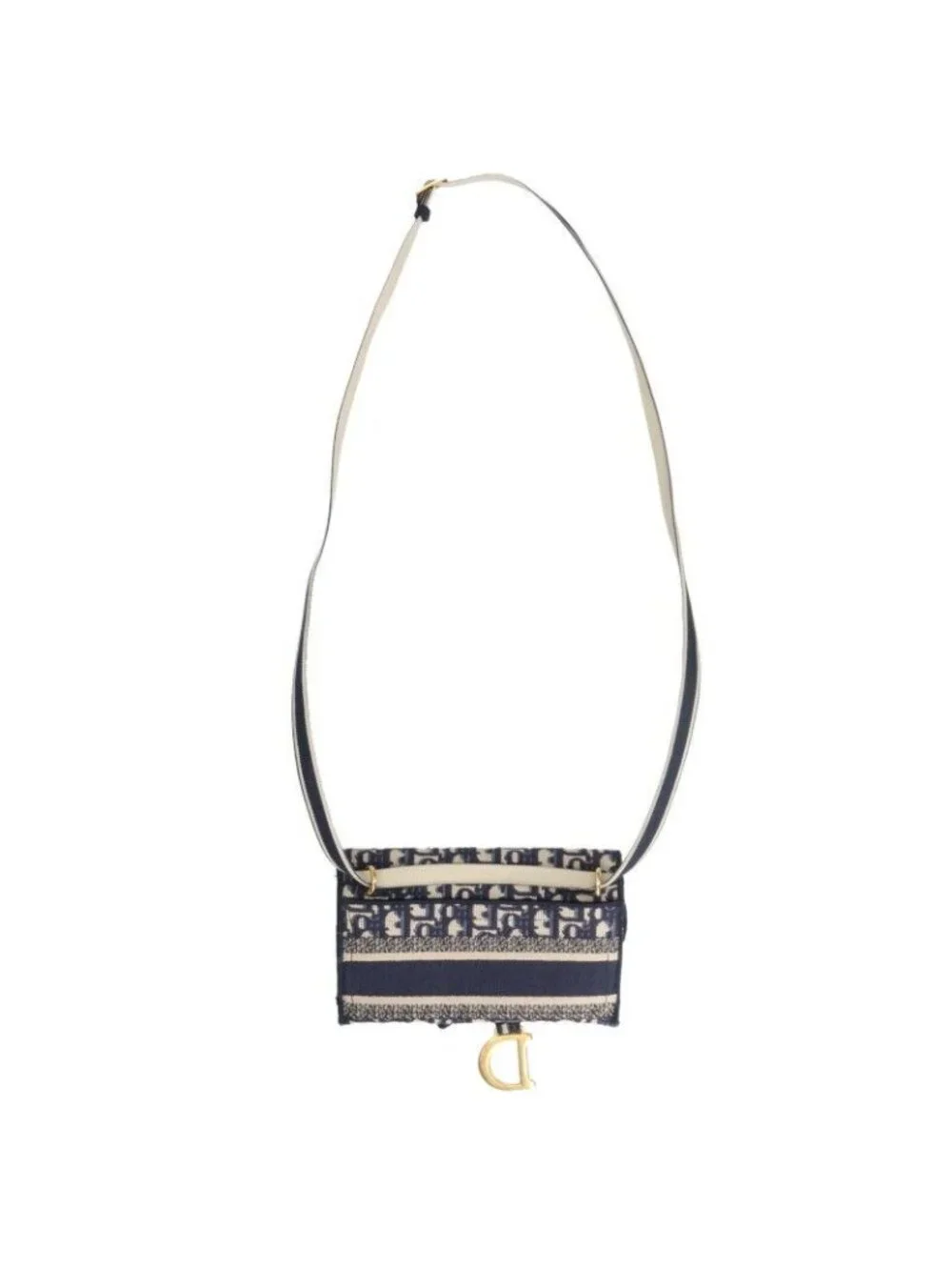 Dior Oblique Saddle Slim Shoulder